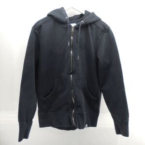 American Giant Relaxed Classic Full Zip Hoodie Mens Large Black Fleece Lined